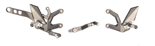 APM - BIKE-SECTOR - lightech rastenanlage - rear set - ducati panigae - streetfighter v4 - w-version